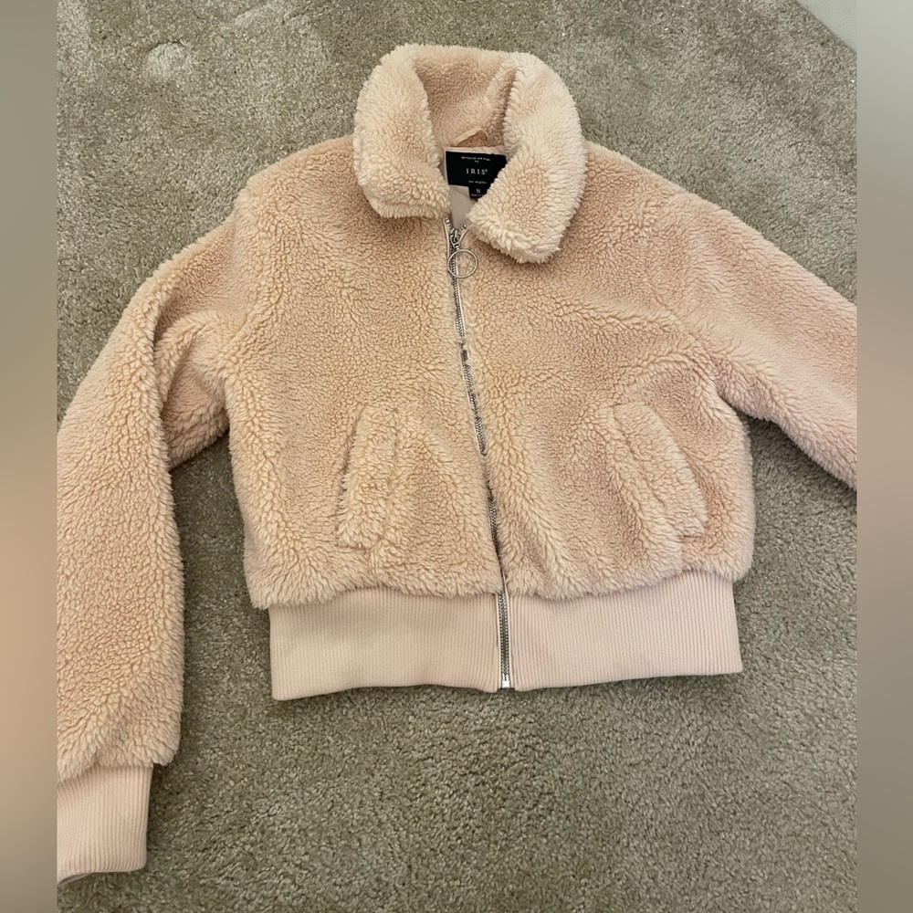 Ballet Pink Fuzzy Coat